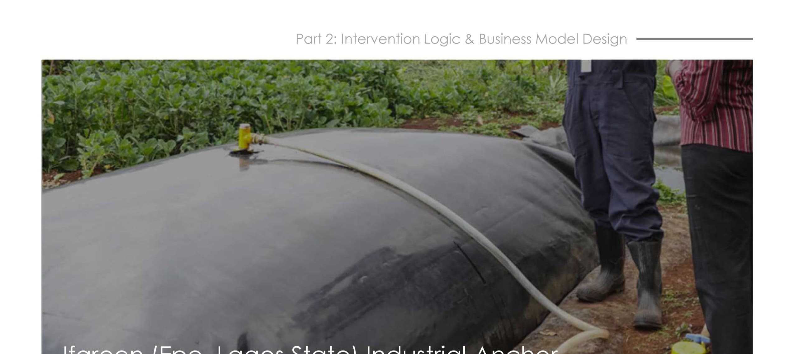Biogas and Bioenergy Plant in Lagos State